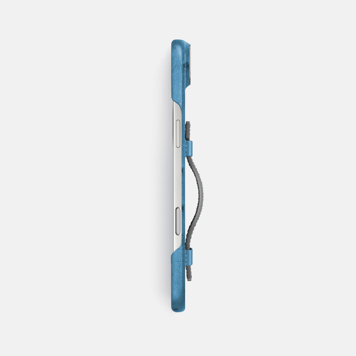 Handle Case Coloré For iPhone 17 Air In Ostrich -3 | Blue-Jeans-Steel