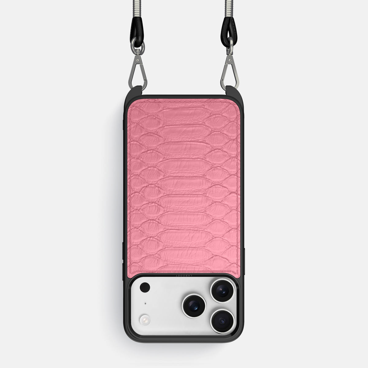 Crossbody Sport Case For iPhone 17 Pro In Python -1 | Pink
