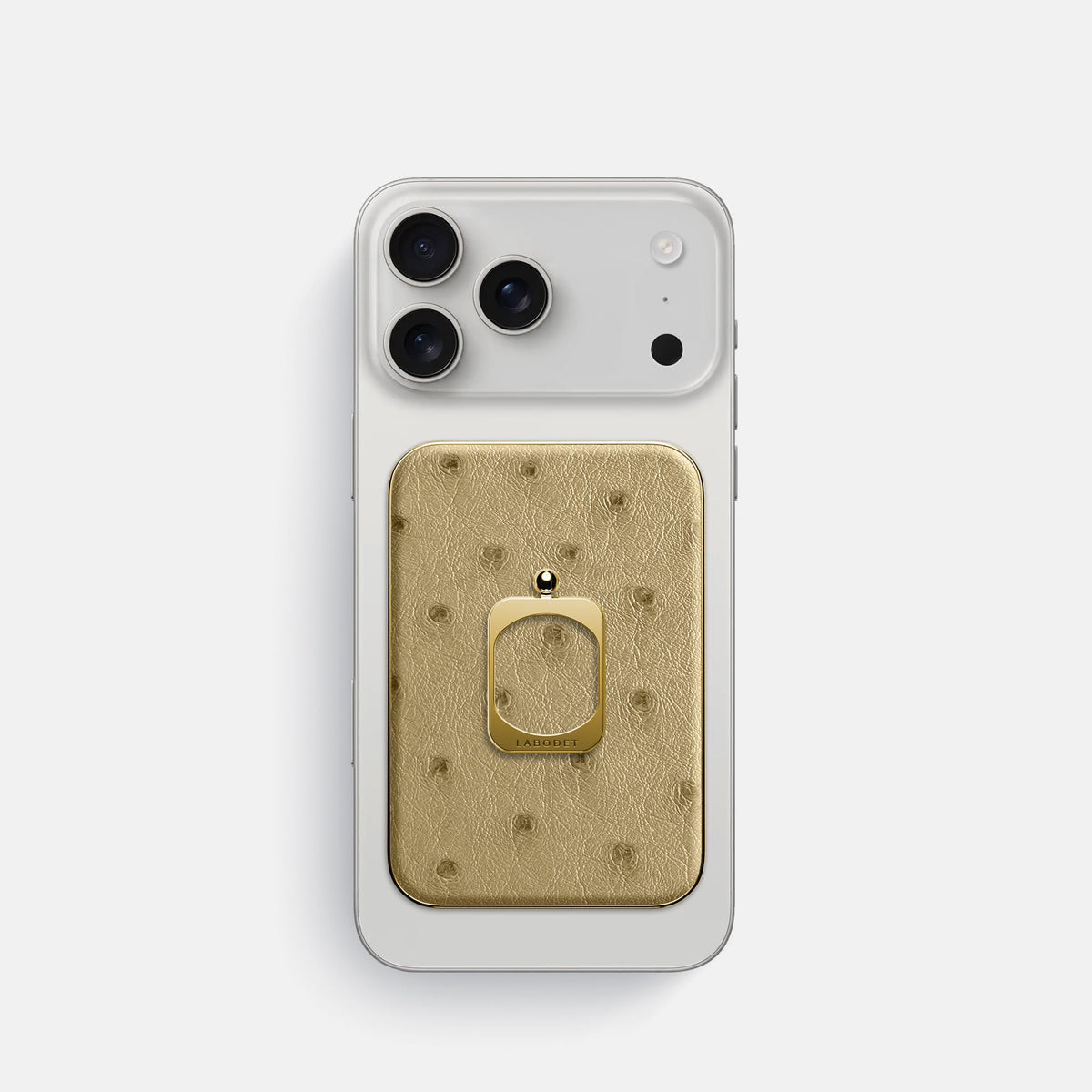 MagSafe Ring For iPhone 18 Pro In Ostrich -2 | Desert-Sand-Gold