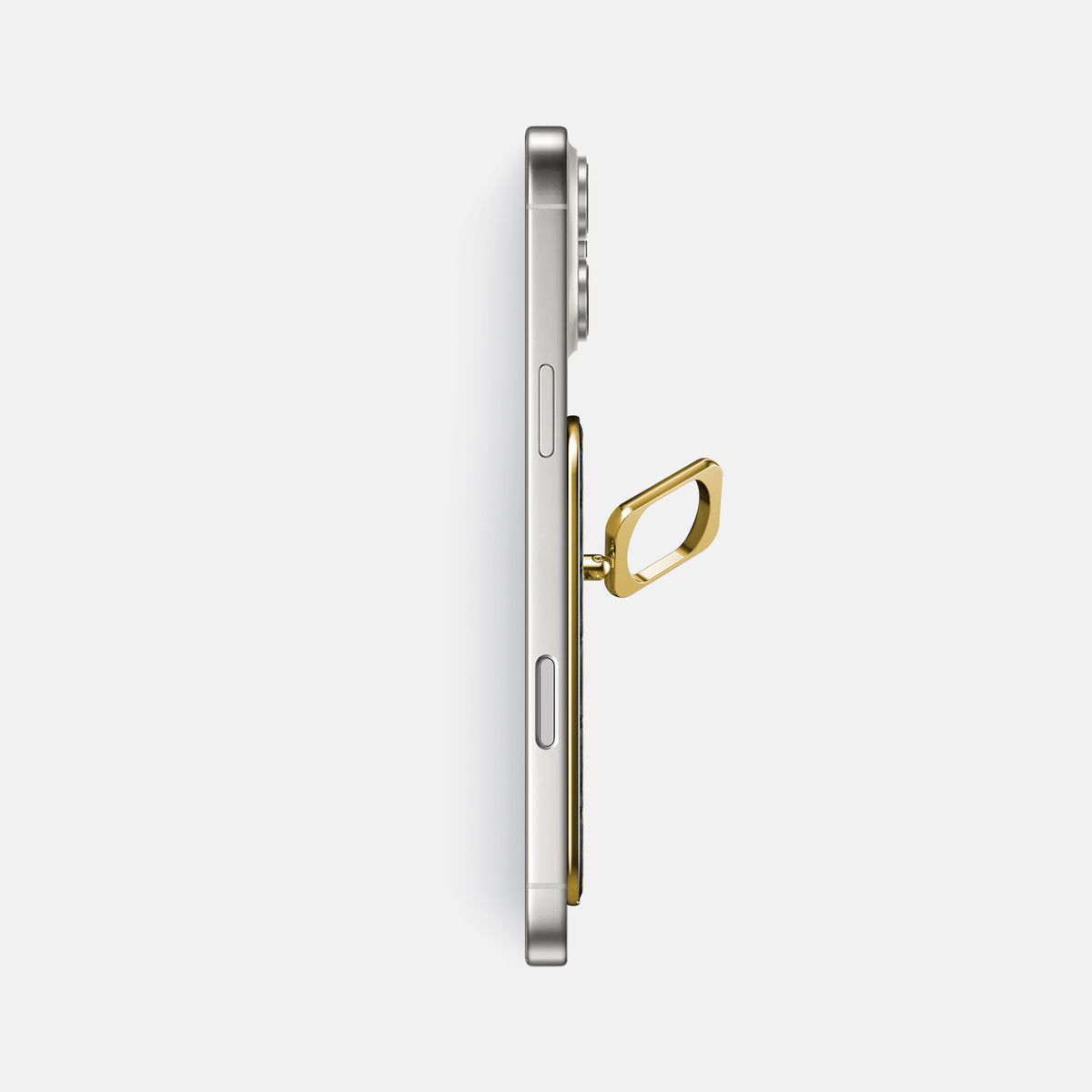 MagSafe Ring For iPhone 17 Pro Max In Porosus Crocodile -3 | Deep-Blue-Sea-Gold