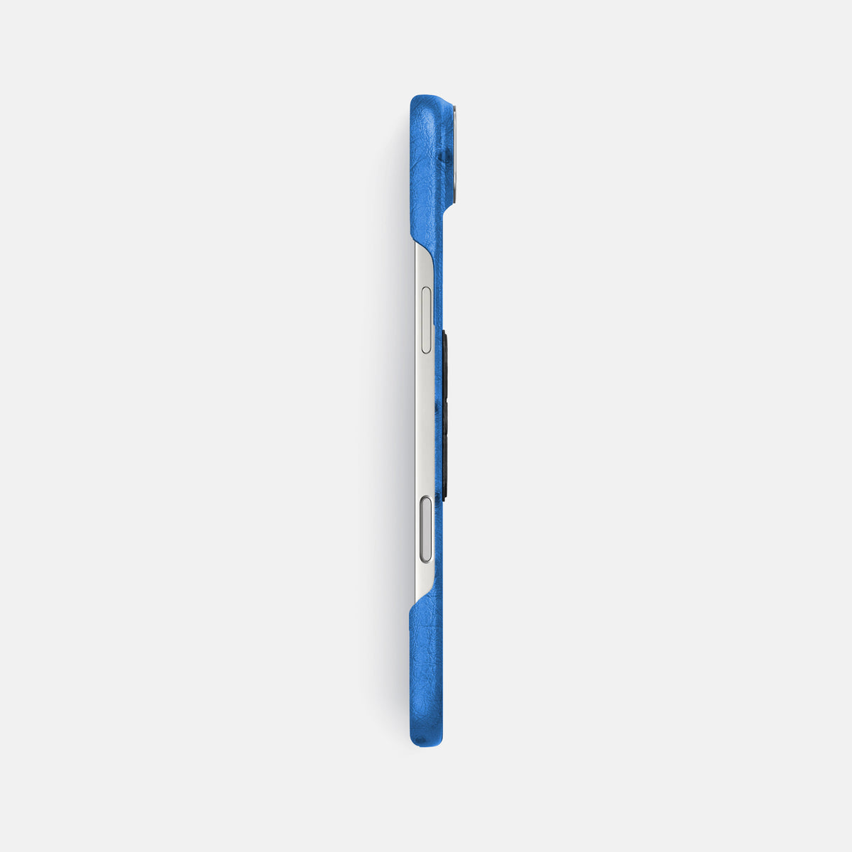 Classic Case With Carbon Skull For iPhone 17 Air In Ostrich -3 | Royal-Blue-Steel