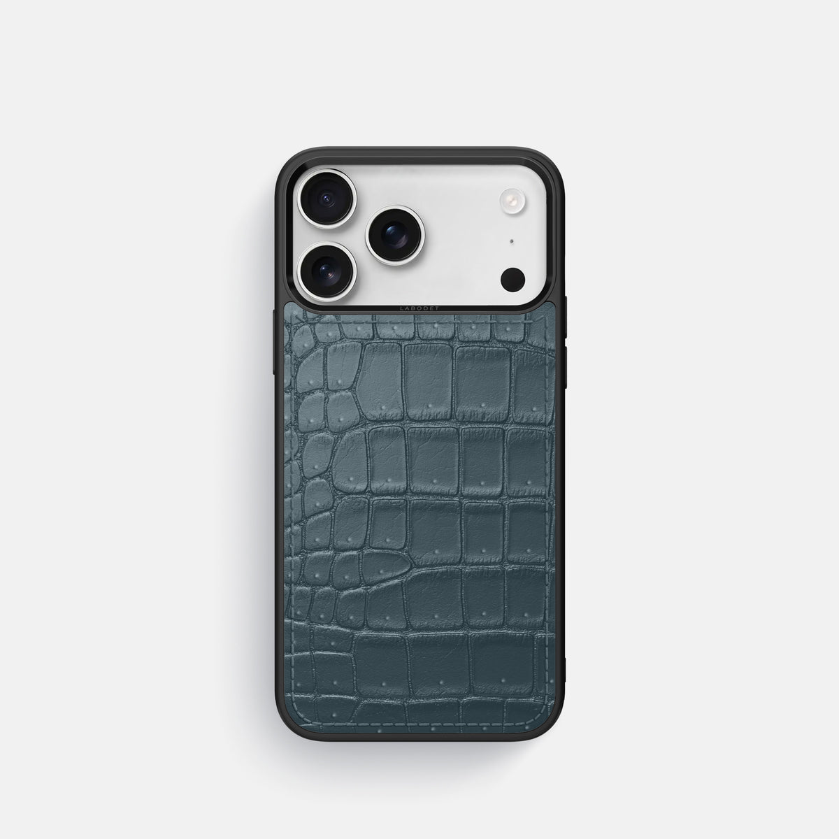 Sport Case For iPhone 17 Pro In Porosus Crocodile -1 | Denim