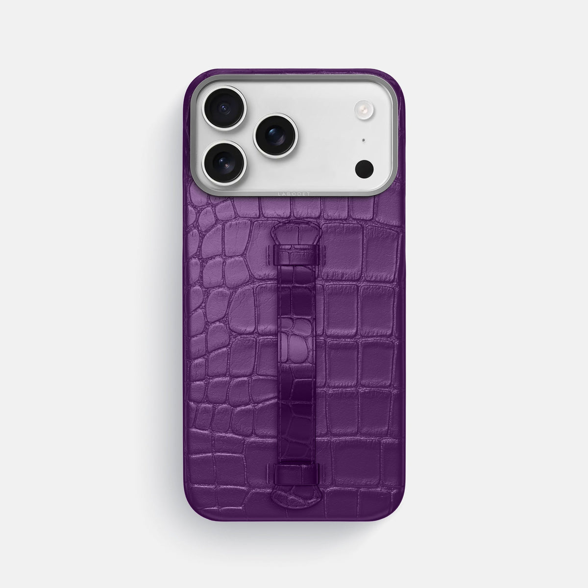 Center Handle For iPhone 18 Pro Max In Alligator -2 | Purple-Steel