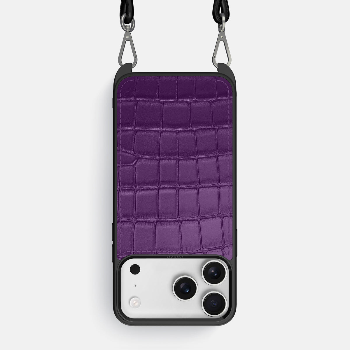 Crossbody Sport Case For iPhone 17 Pro Max In Alligator -1 | Purple