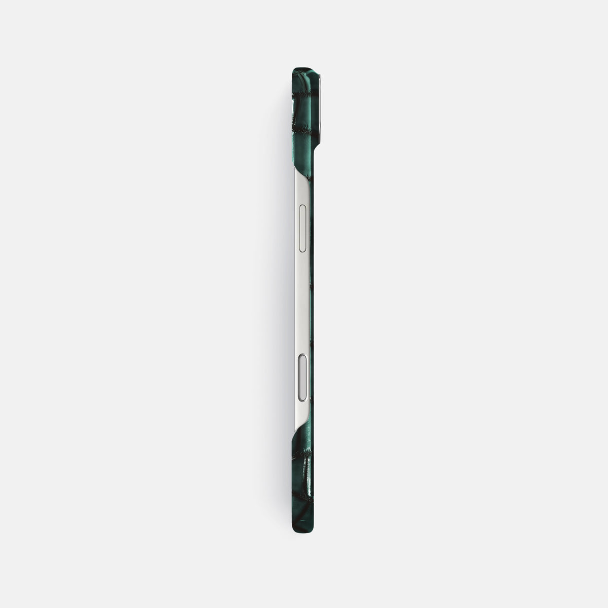 Classic Case For iPhone 17 Air In Patina Alligator -3 | Green-Steel