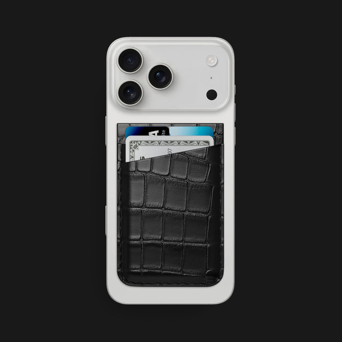 MagSafe Wallet Edition Black For iPhone 17 Pro Max In Alligator -1 | Edition-Black