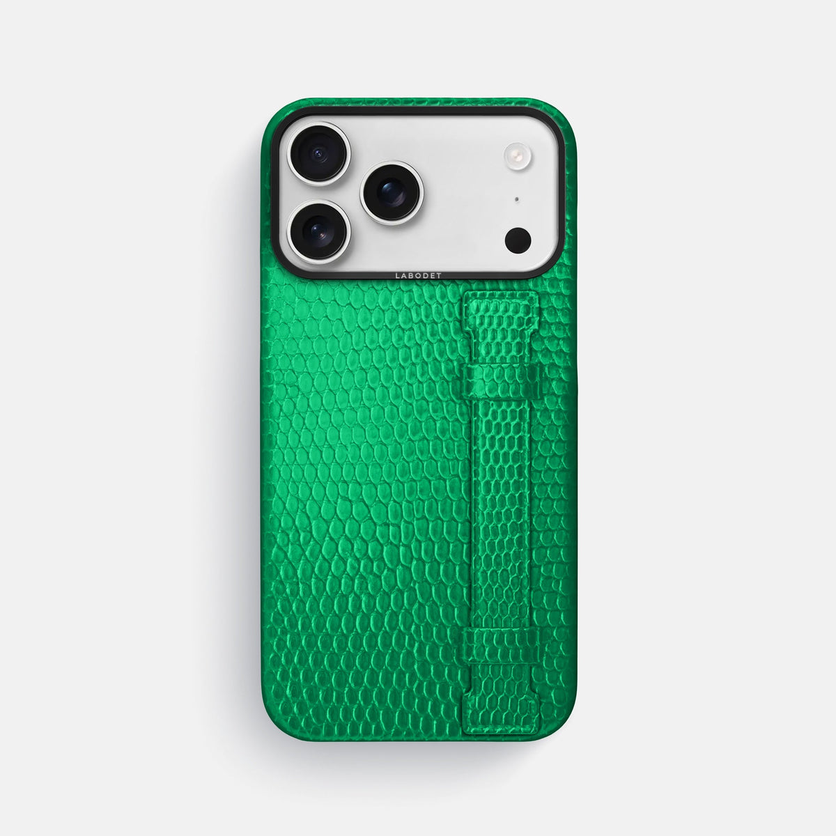 Handle Case For iPhone 18 Pro Max In Lizard -1 | Apple-Green-Black