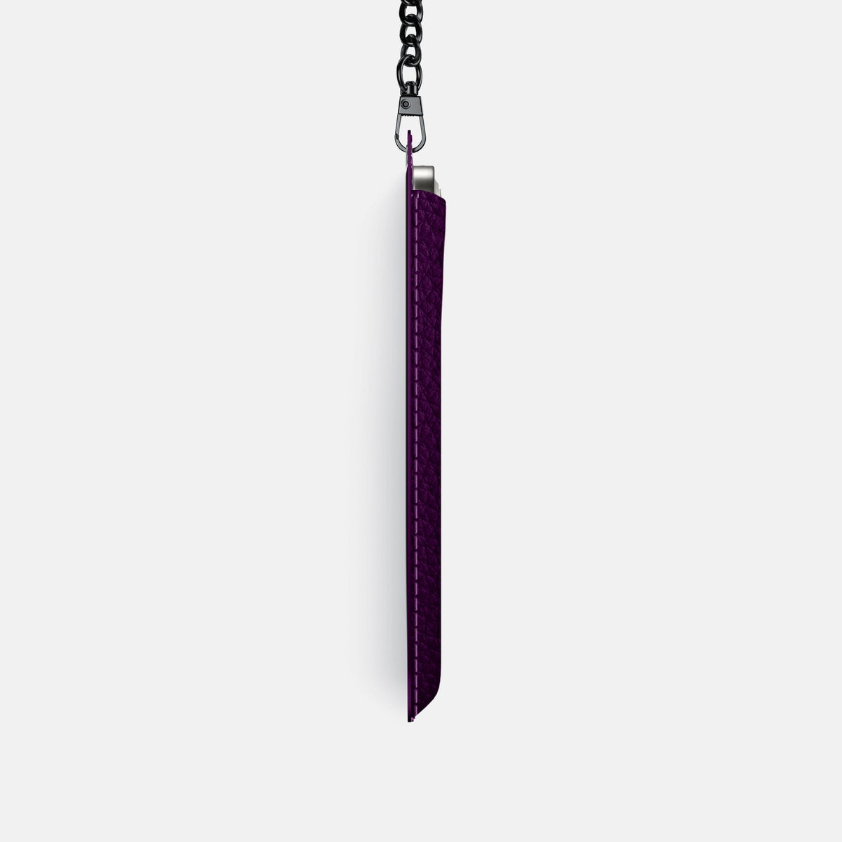 Crossbody Bag For iPhone 18 Pro In Calf -4 | Violet-Black