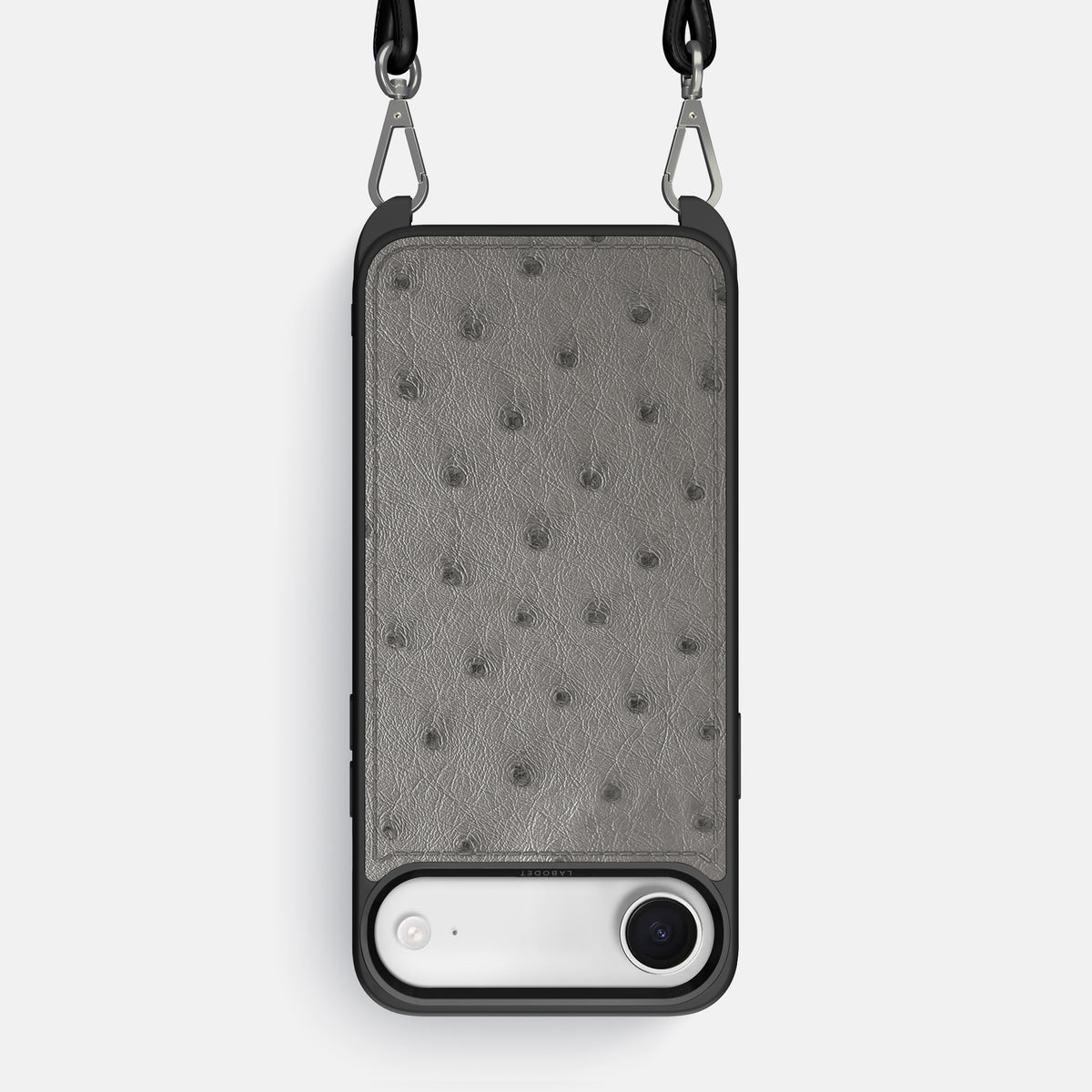 Crossbody Sport Case For iPhone 17 Air In Ostrich -1 | Grey