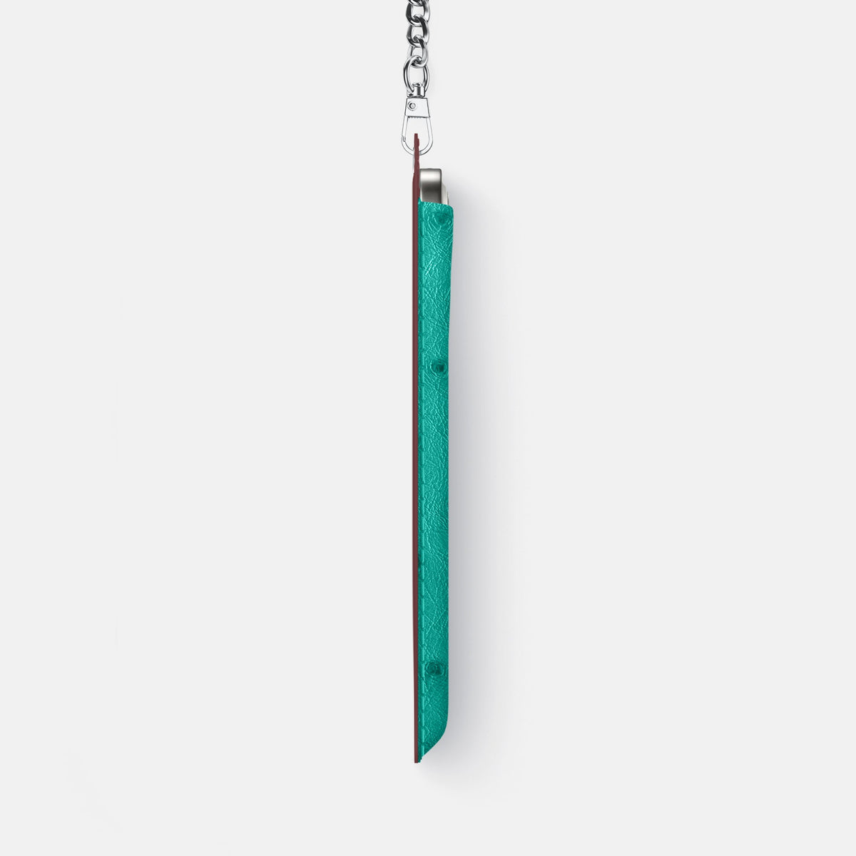 Crossbody Bag For iPhone 18 Pro Max In Ostrich -4 | Turquoise-Steel