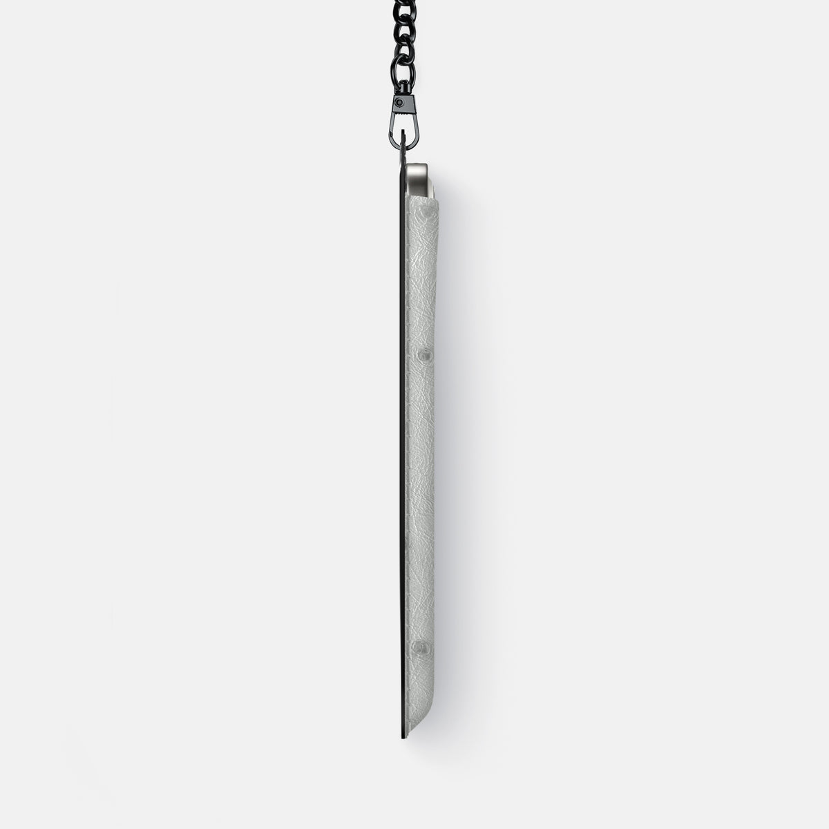Crossbody Bag For iPhone 17 Air In Ostrich -4 | White-Black