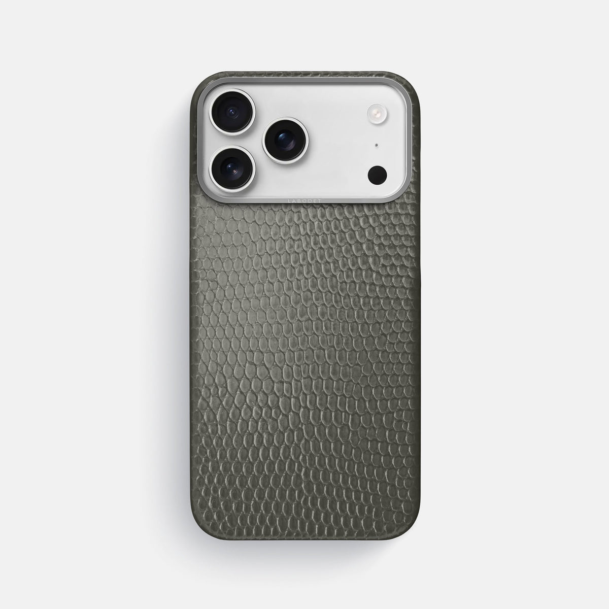 Classic Case For iPhone 18 Pro Max In Lizard -1 | Grey-Steel