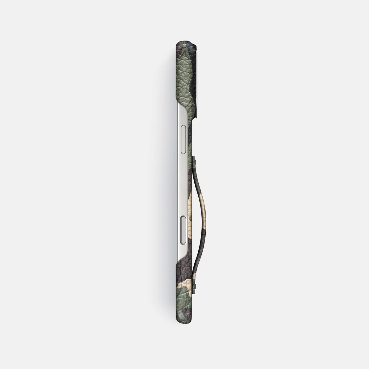 Finger Case For iPhone 18 Pro Max In Calf -3 | Camouflage-Steel