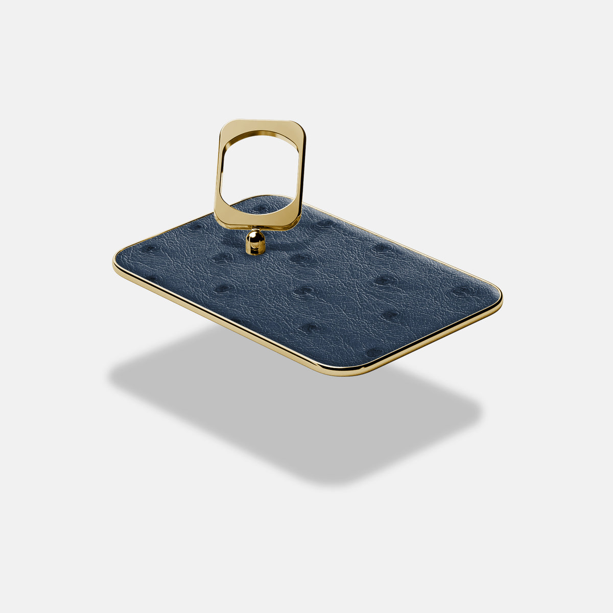 MagSafe Ring For iPhone 17 Air In Ostrich -4 | Navy-Blue-Gold