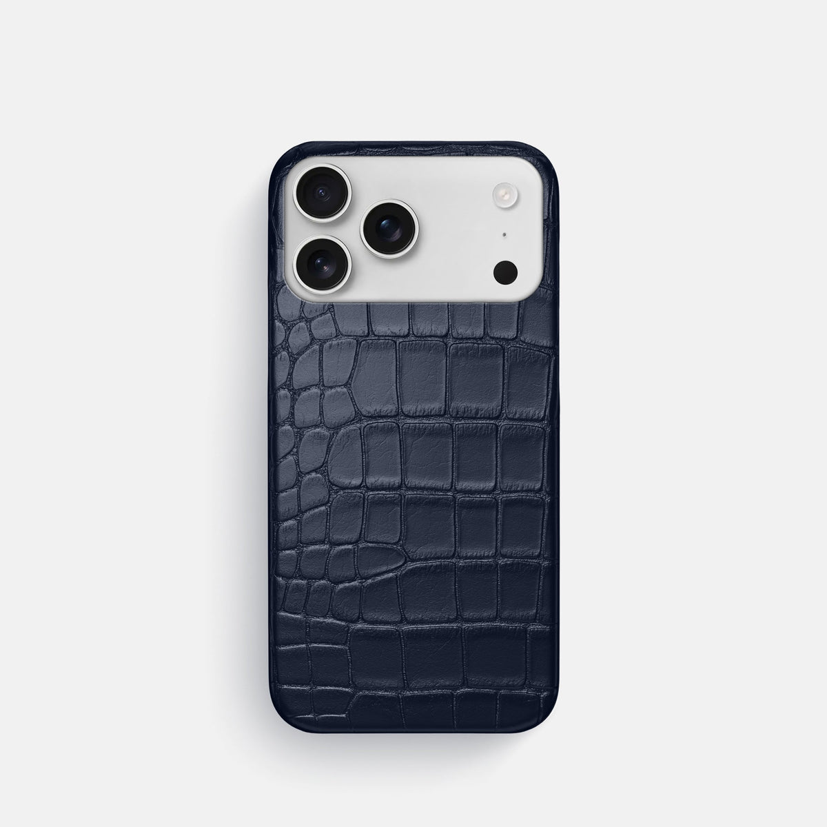 Slim Case For iPhone 18 Pro In Alligator -1 | Navy-Blue