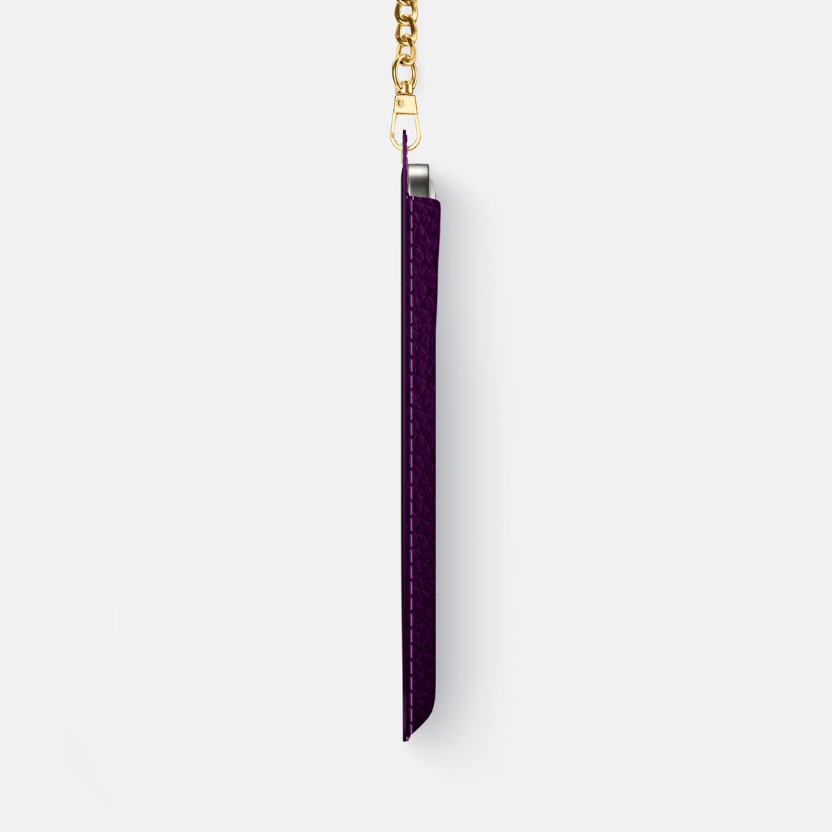 Crossbody Bag For iPhone 17 Pro Max In Calf -4 | Violet-Gold