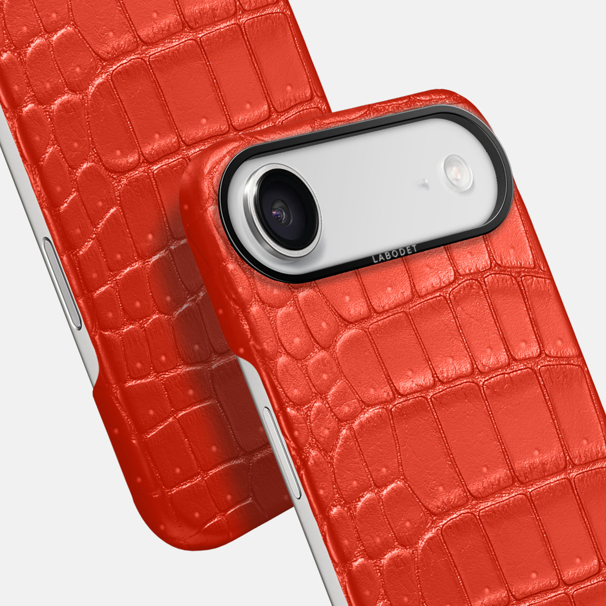 Classic Case For iPhone 17 Air In Porosus Crocodile -6 | Rust-Black