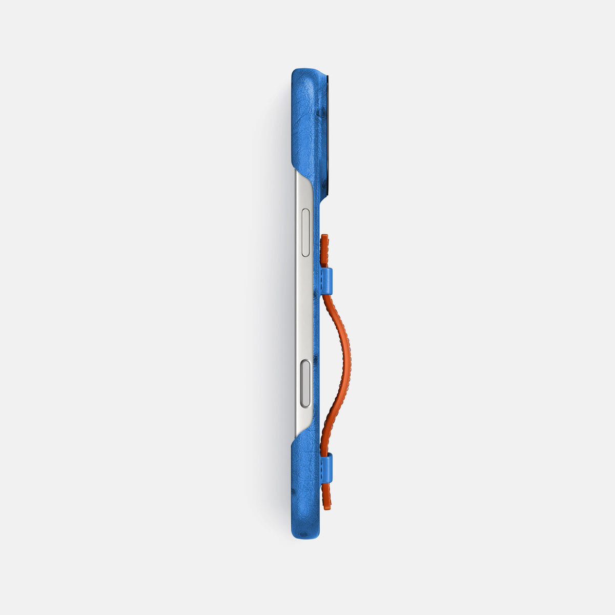 Handle Case Coloré For iPhone 17 Pro Max In Ostrich -3 | Royal-Blue-Black