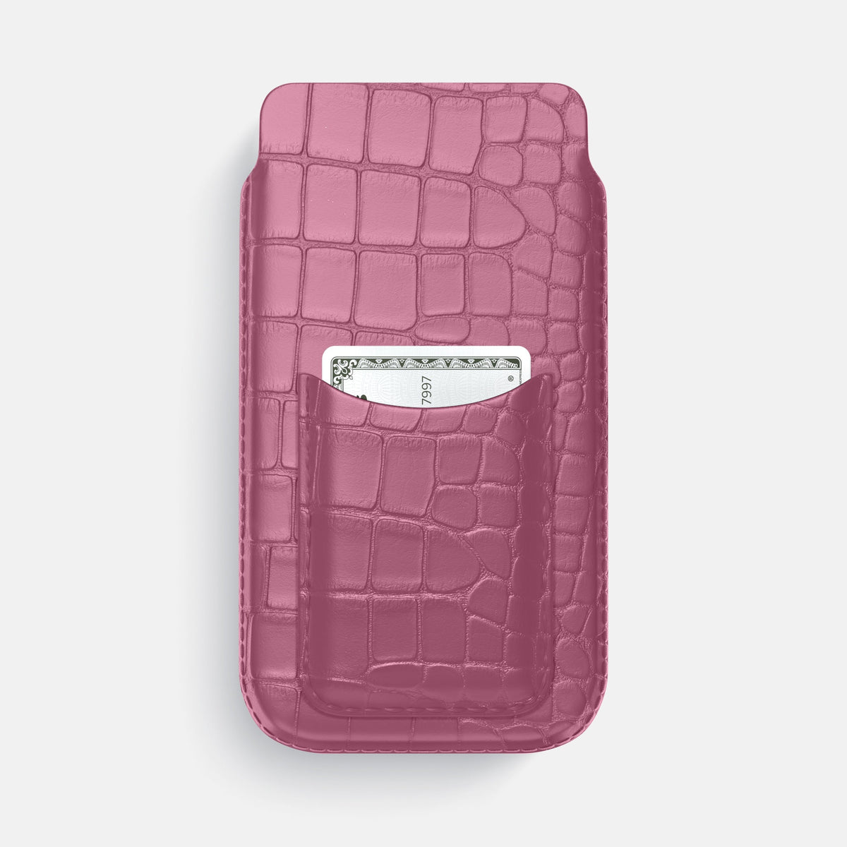 Pouch Card Case For iPhone 17 Pro Max In Alligator