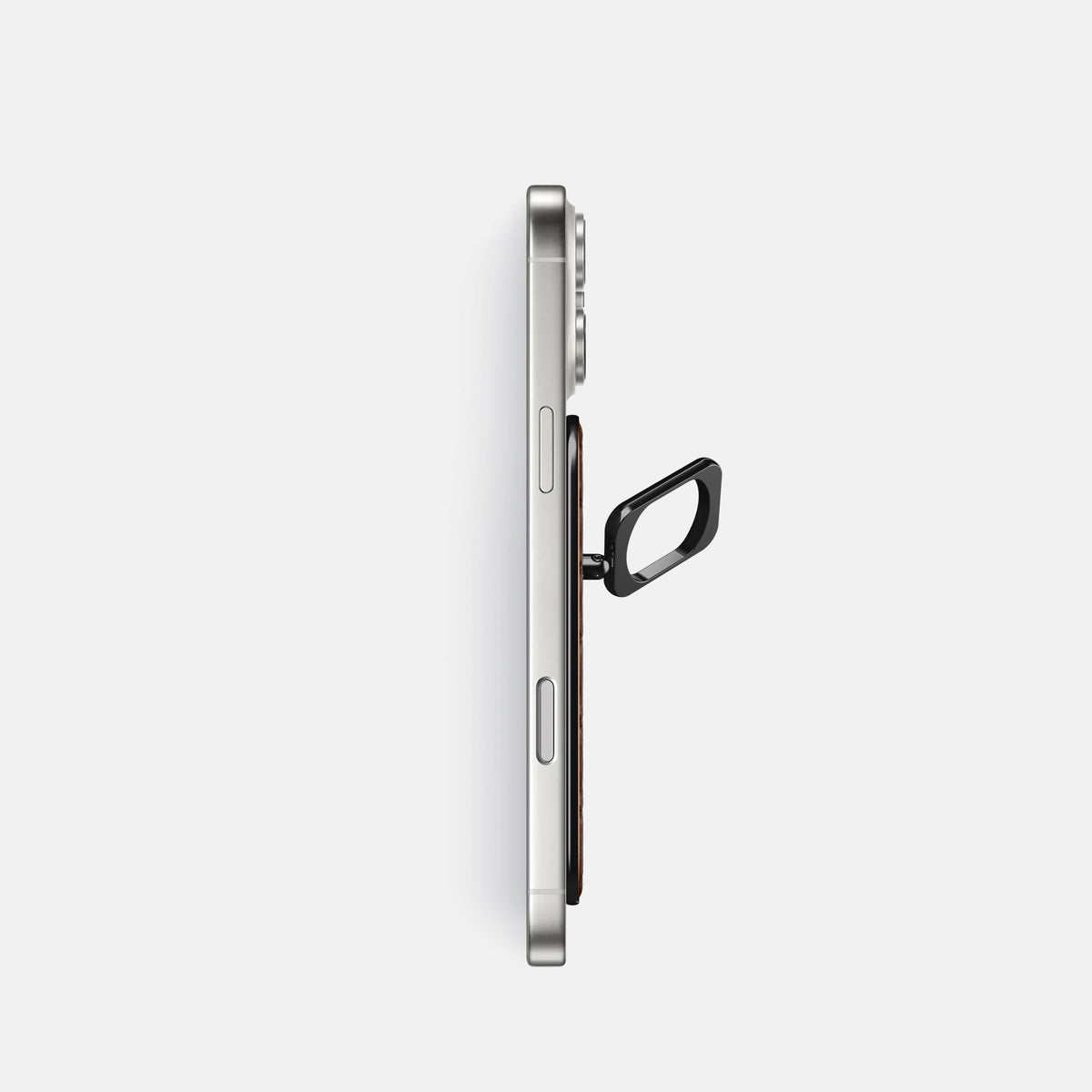 MagSafe Ring For iPhone 18 Pro In Calf -3 | Caramel-Black
