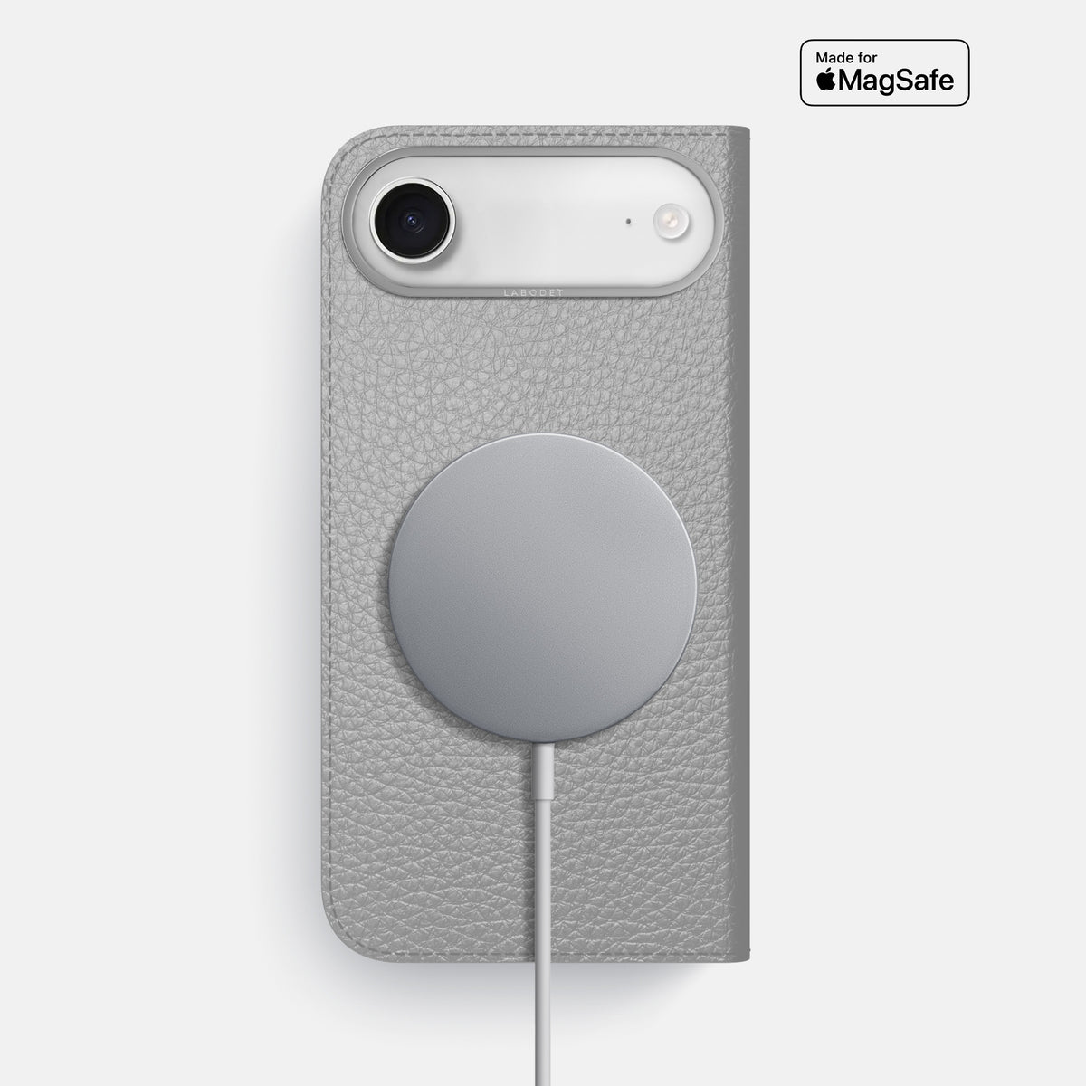 Folio Case For iPhone 17 Air In Calf -3 | Nuage-Steel