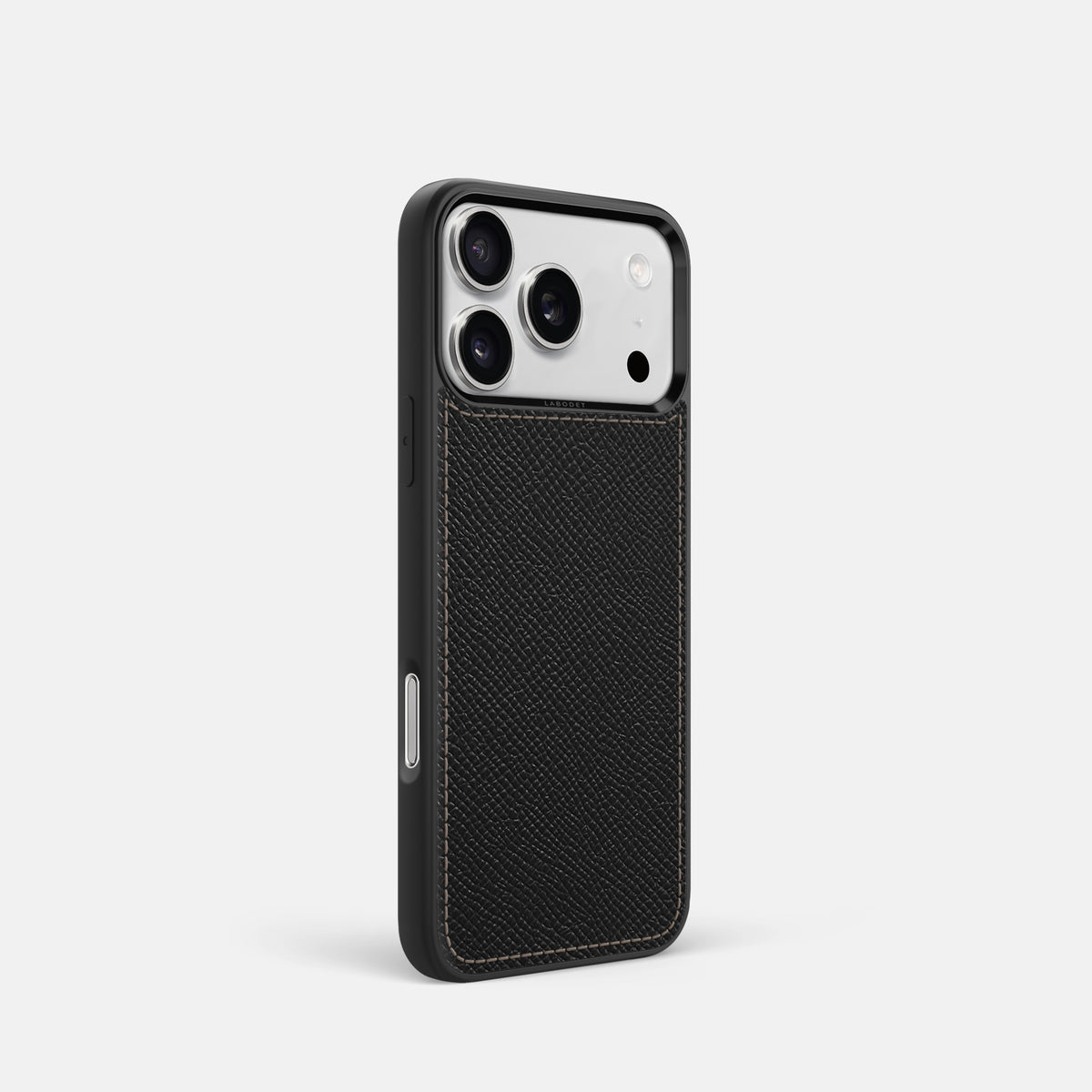 Sport Case For iPhone 17 Pro In Epsom-Style Calf -2 | Black