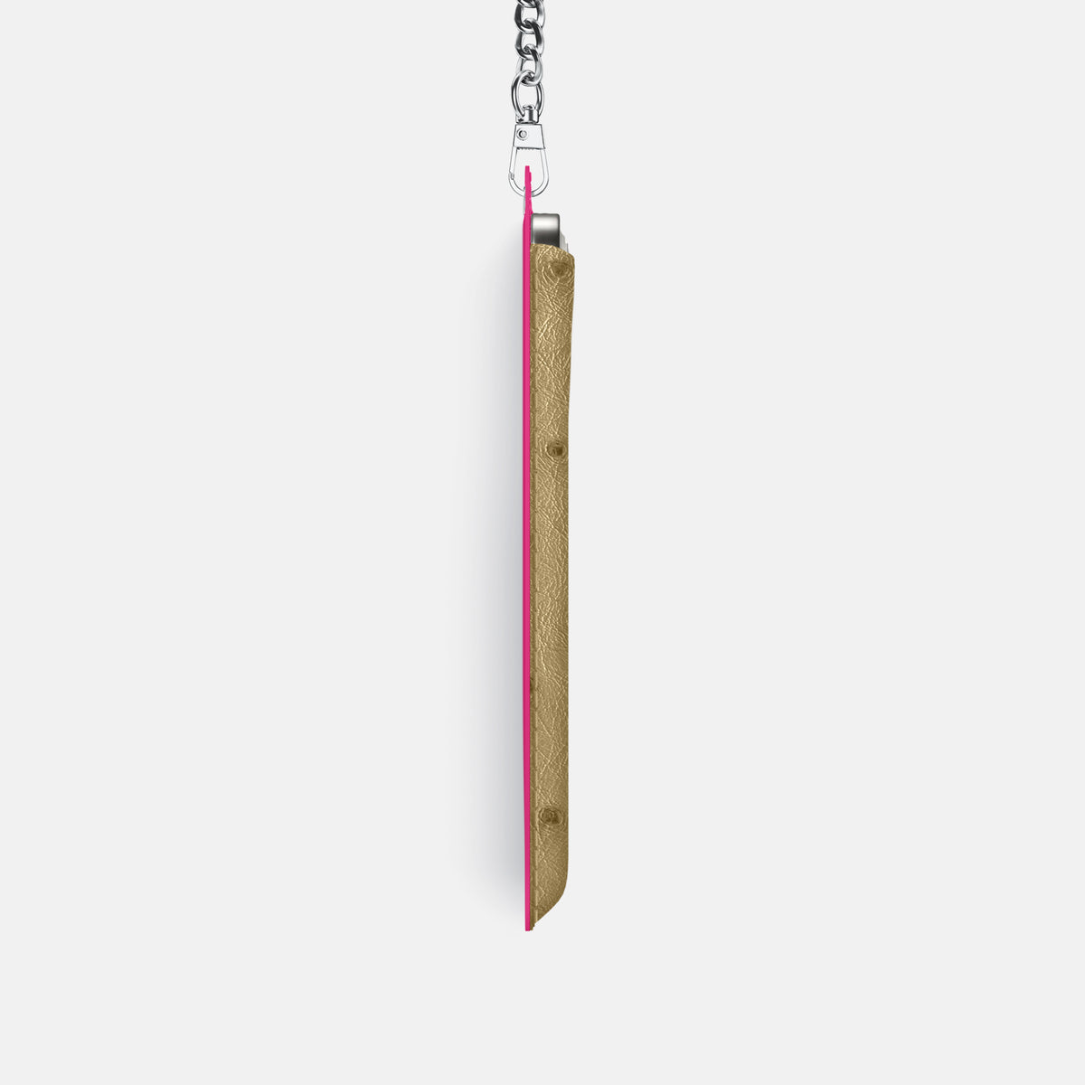 Crossbody Bag For iPhone 17 Pro In Ostrich -4 | Desert-Sand-Steel