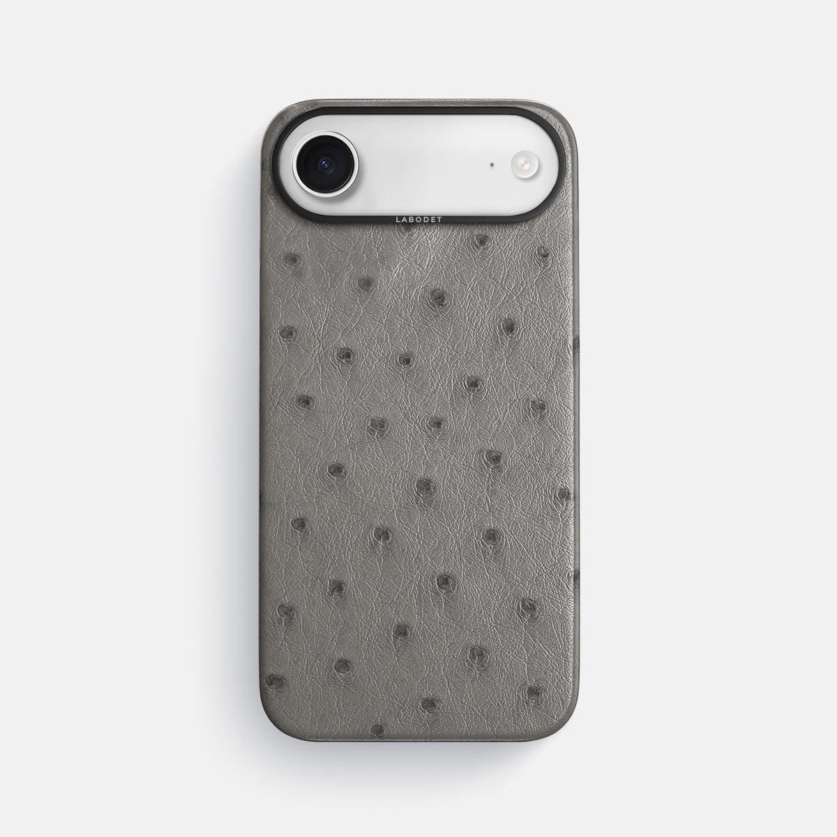 Classic Case For iPhone 17 Air In Ostrich -1 | Grey-Black