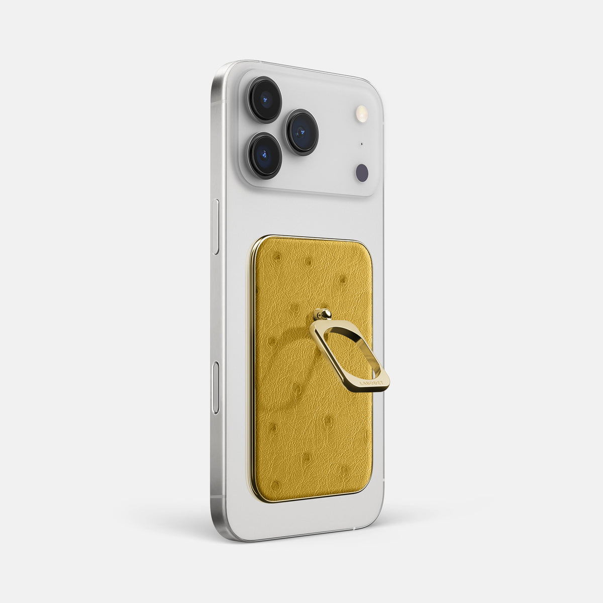 MagSafe Ring For iPhone 17 Pro Max In Ostrich -1 | Gold-Gold