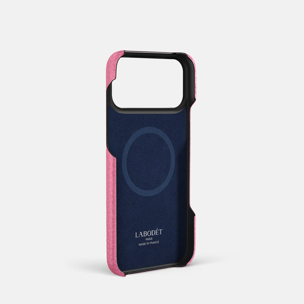 Slim Card Case For iPhone 18 Pro In Calf -4 | Pink