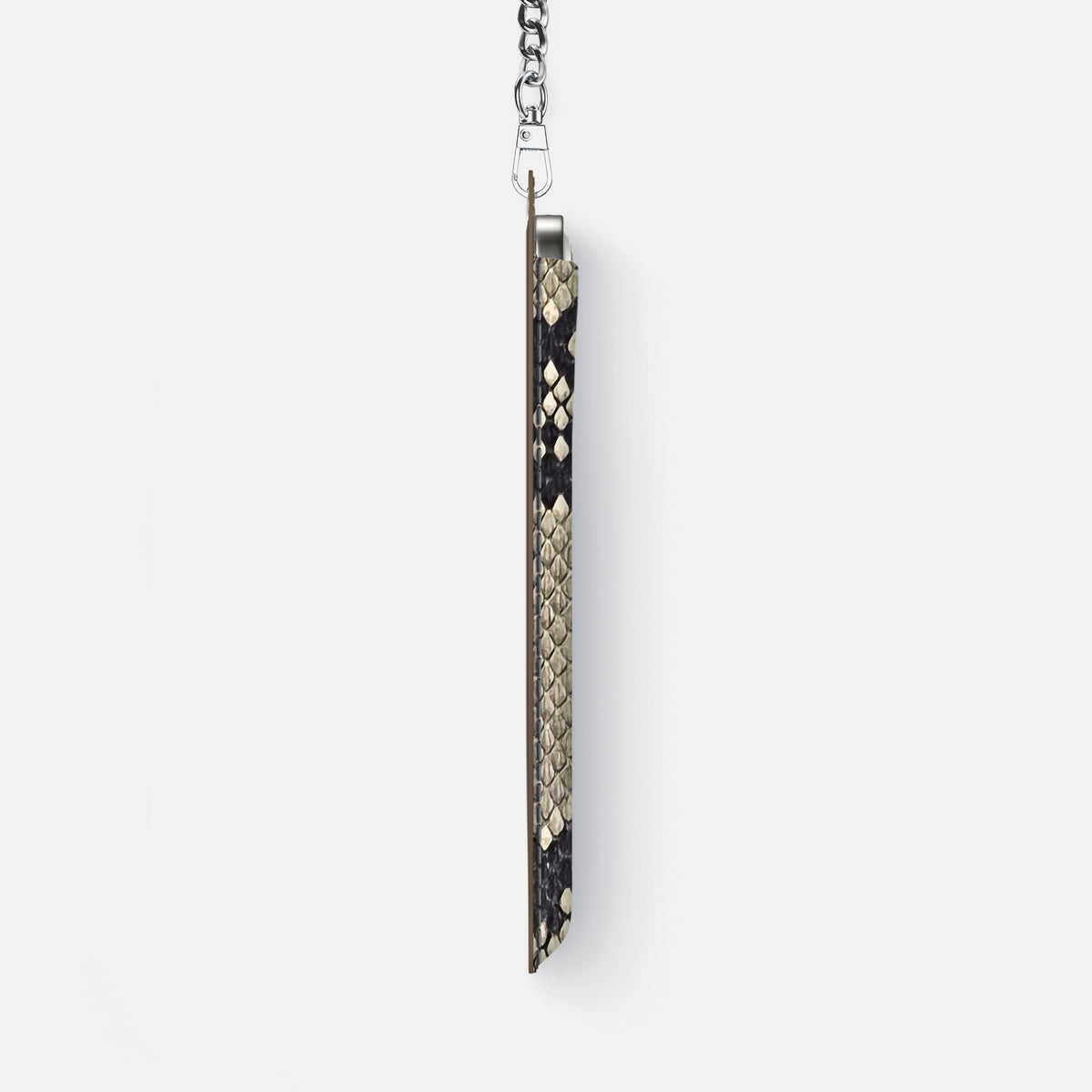 Crossbody Bag For iPhone 18 Pro Max In Deluxe Python -4 | Savannah-Steel