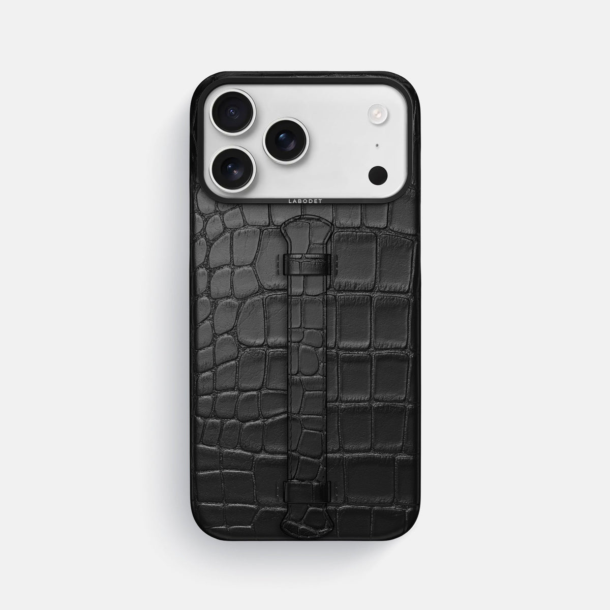 Center Handle For iPhone 18 Pro Max In Alligator -1 | Black-Black