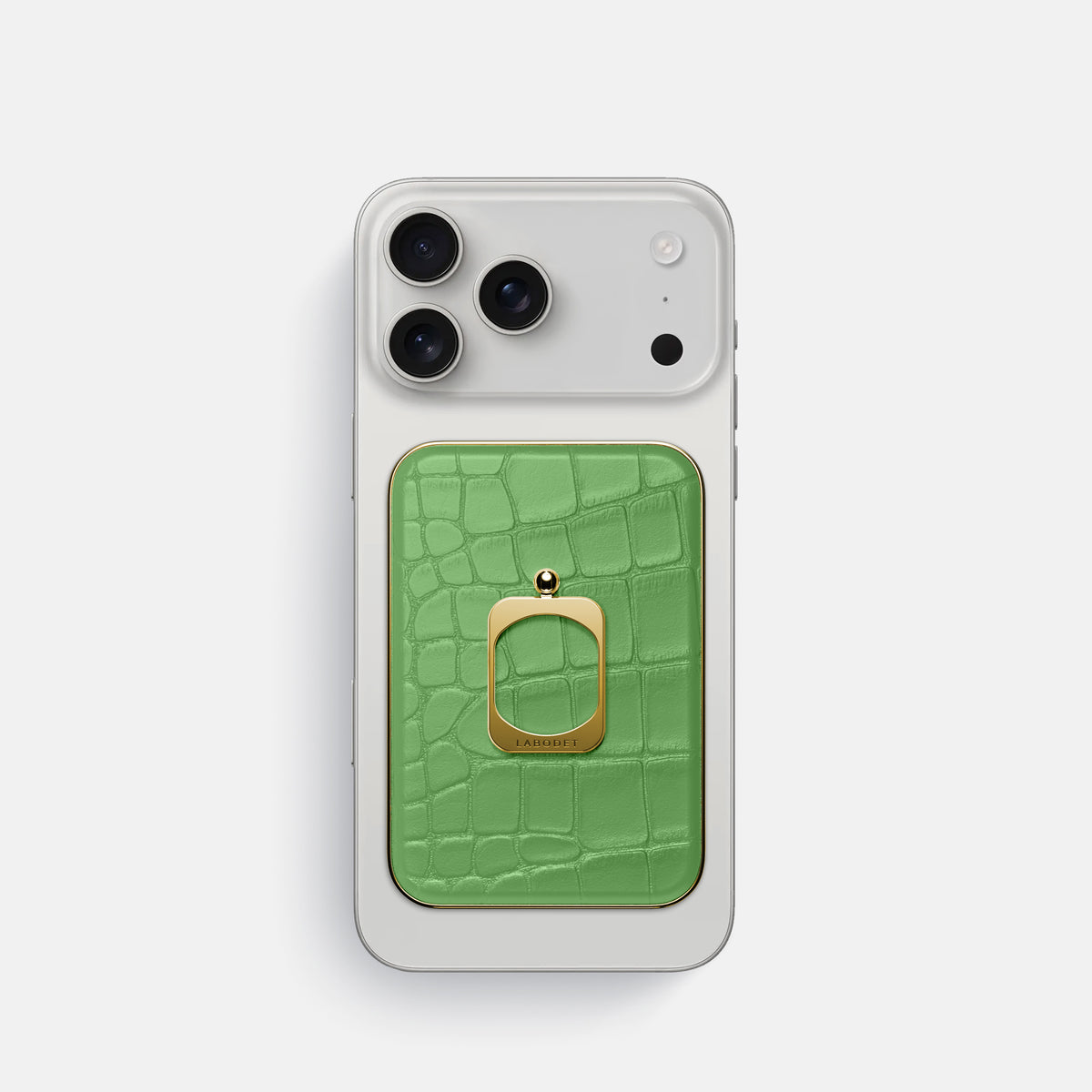 MagSafe Ring For iPhone 17 Pro In Alligator -1 | Apple-Green-Gold