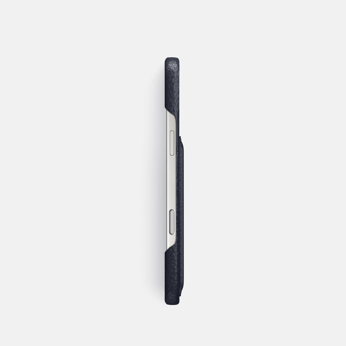 Slim Card Case For iPhone 18 Pro In Calf -3 | Marine