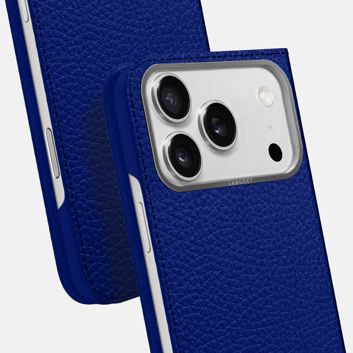 Folio Case For iPhone 17 Pro In Calf -5 | Royal-Blue-Steel