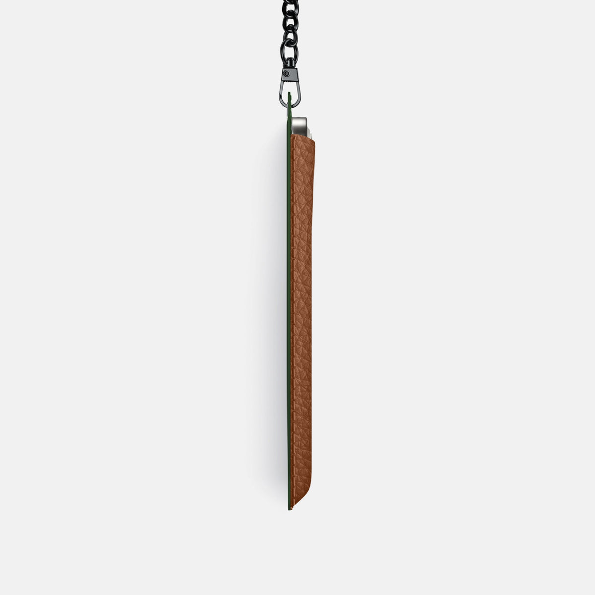 Crossbody Bag For iPhone 18 Pro In Calf -4 | Caramel-Black
