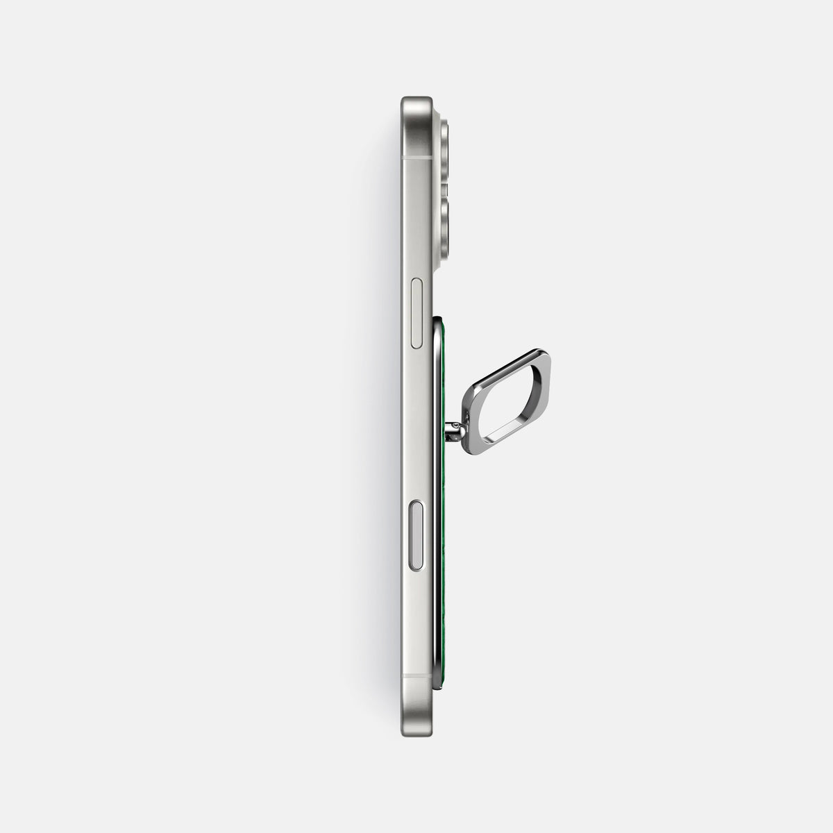 MagSafe Ring For iPhone 17 Pro Max In Alligator -3 | Forest-Green-Steel