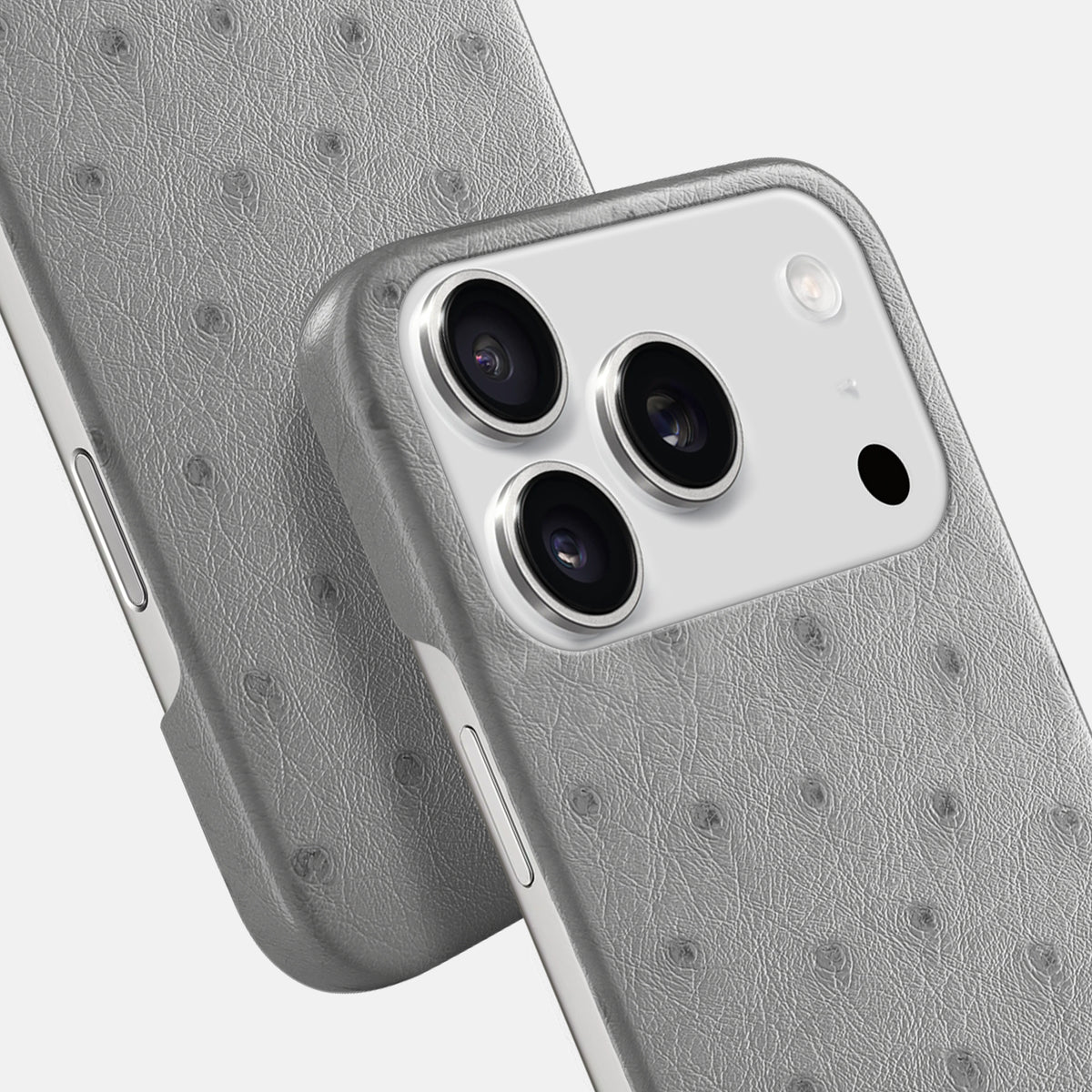 Slim Case For iPhone 17 Pro In Ostrich -6 | Silver