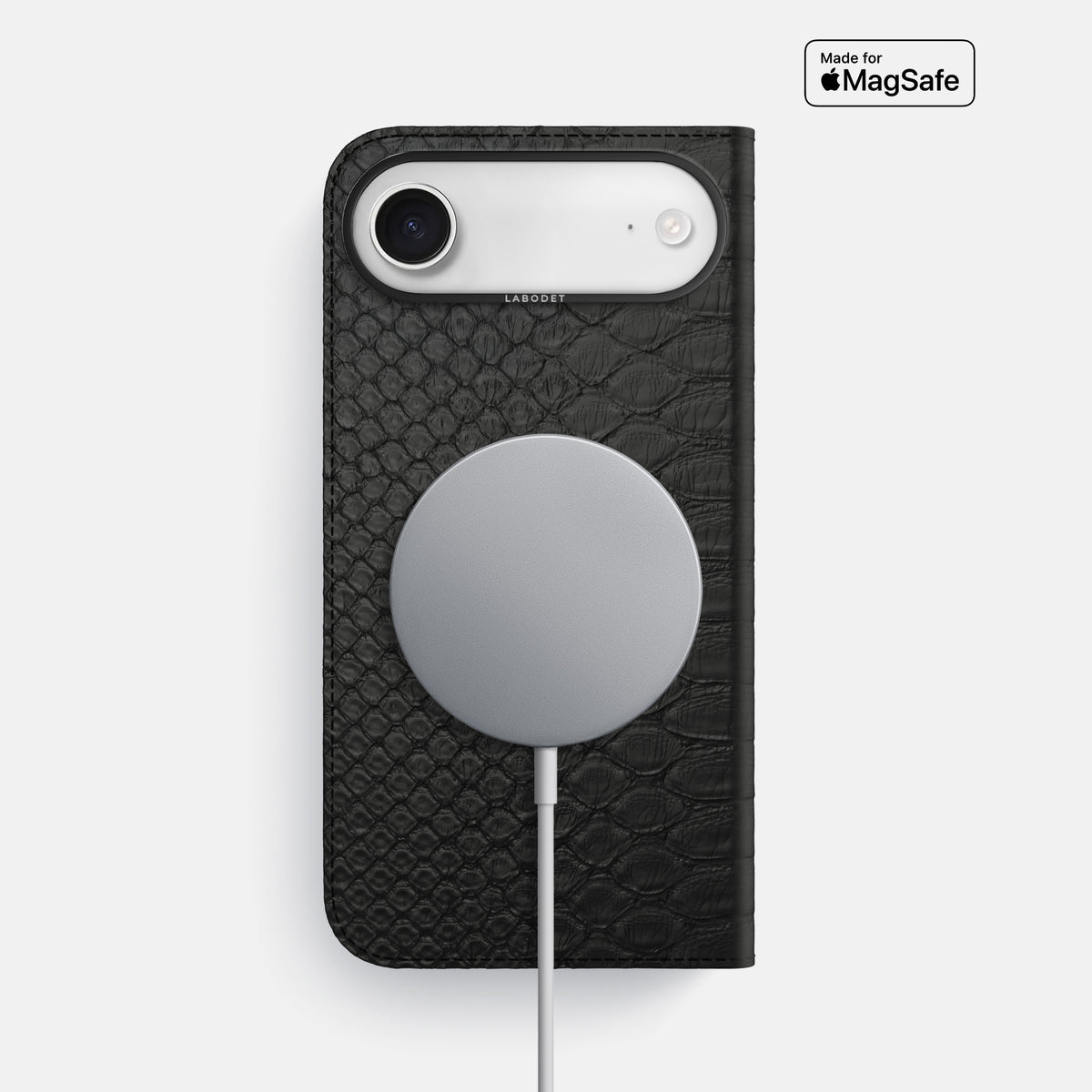Folio Case For iPhone 17 Air In Python -3 | Black-Black