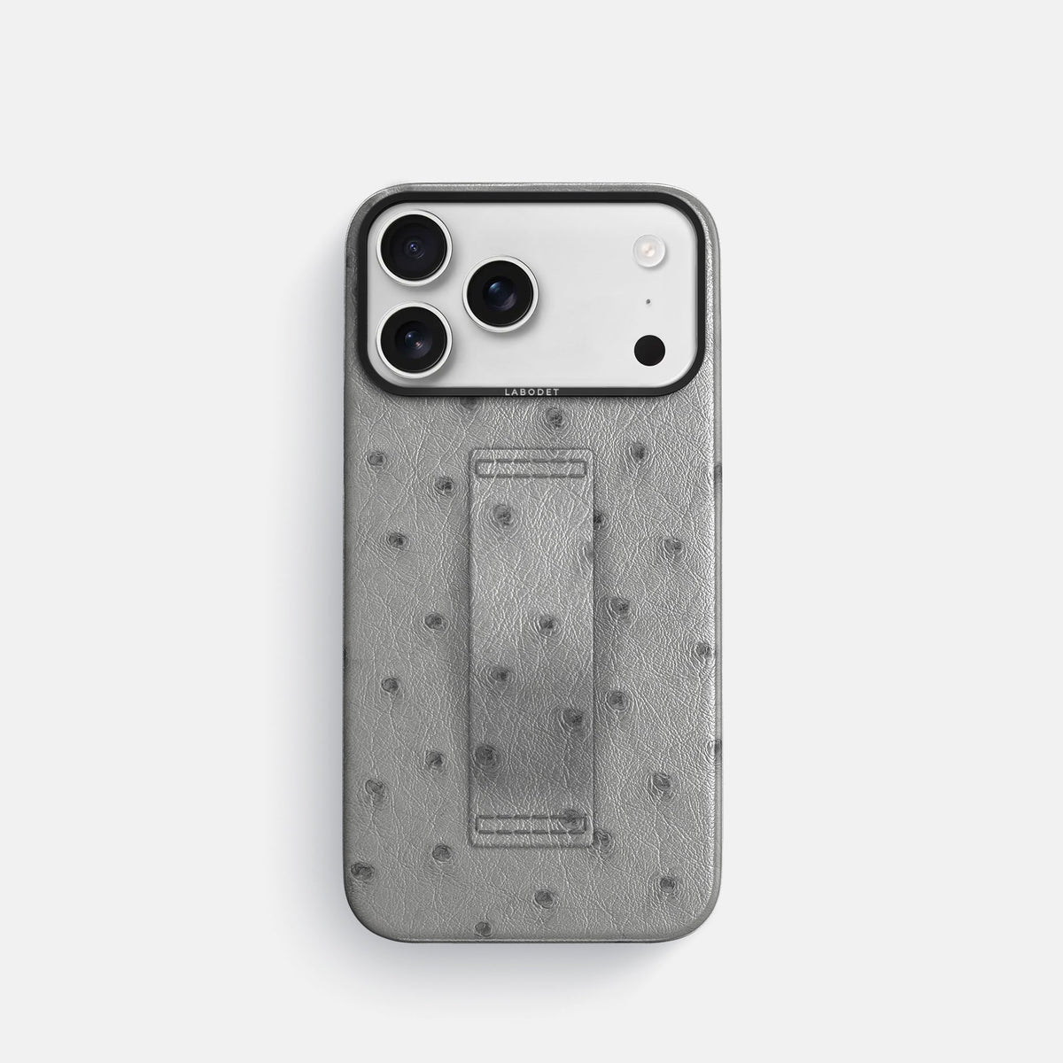 Finger Case For iPhone 18 Pro In Ostrich -1 | Silver-Black