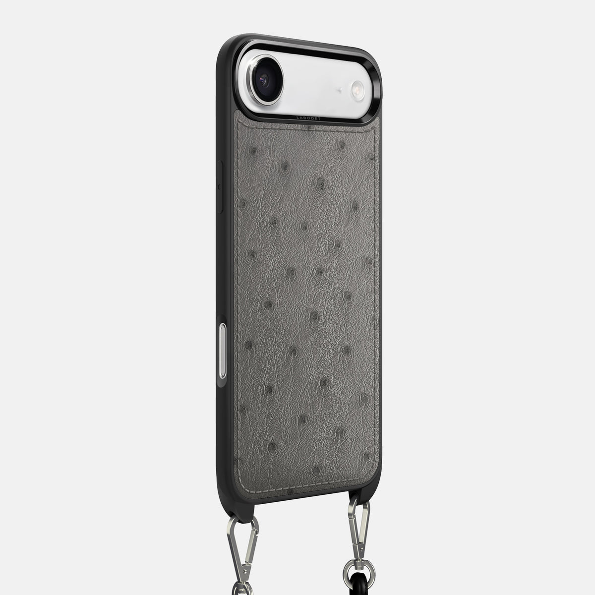 Crossbody Sport Case For iPhone 17 Air In Ostrich -2 | Grey