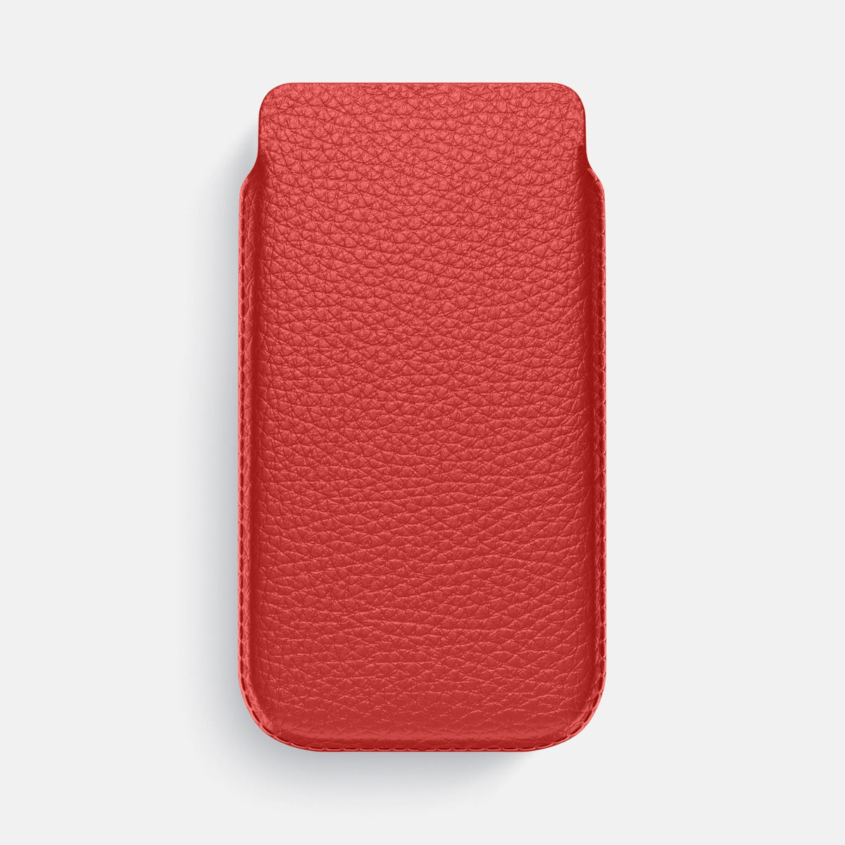 Pouch Case For iPhone 18 Pro Max In Calf -1 | Red