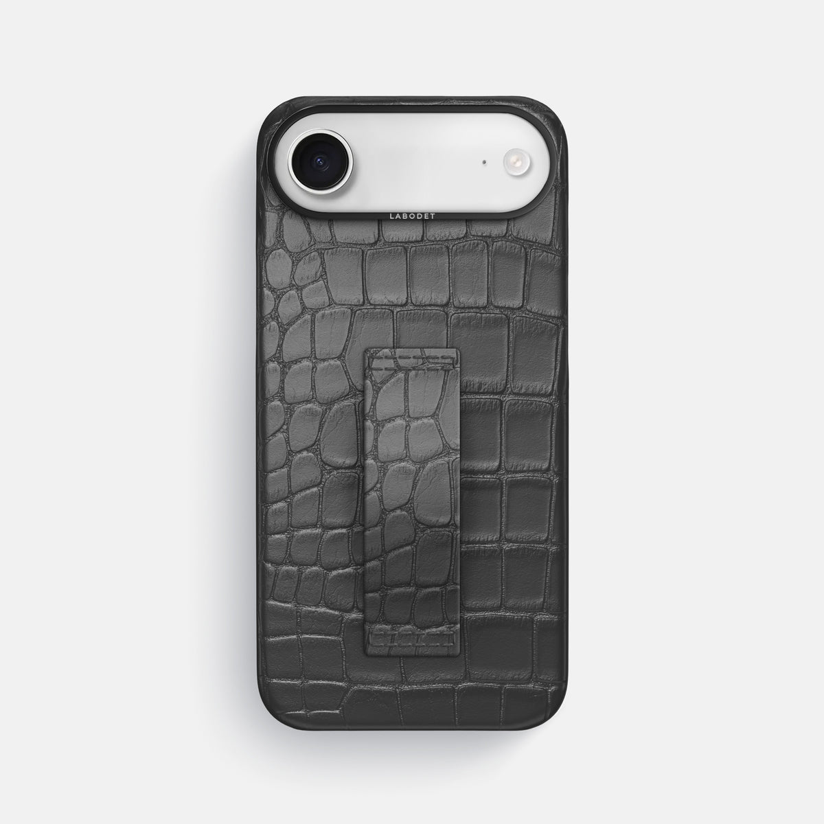Finger Case For iPhone 17 Air In Alligator -1 | Grey-Black
