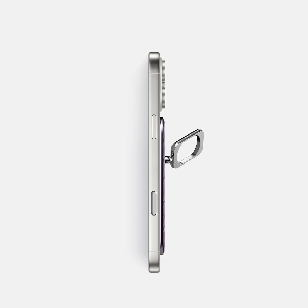 MagSafe Ring For iPhone 17 Pro In Alligator -3 | Purple-Steel