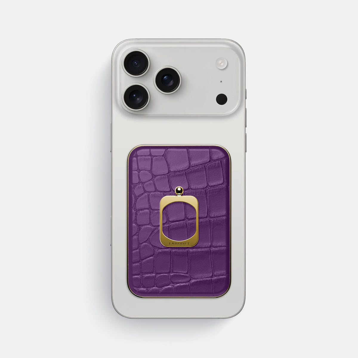 MagSafe Ring For iPhone 18 Pro Max In Alligator -1 | Purple-Gold