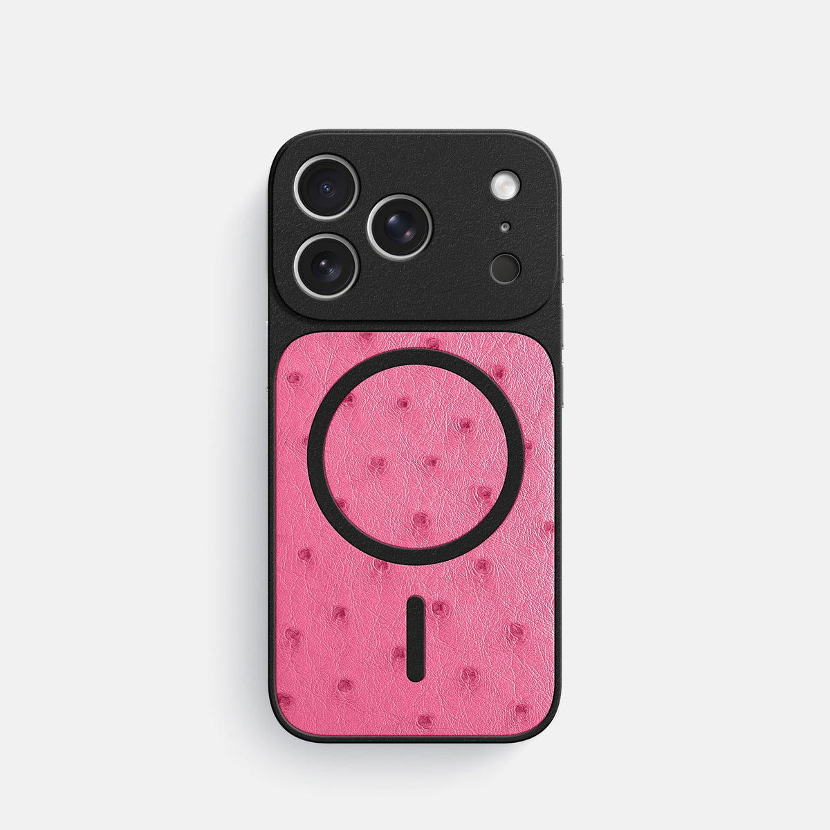 MagSafe Mask For iPhone 18 Pro In Ostrich -3 | Pink