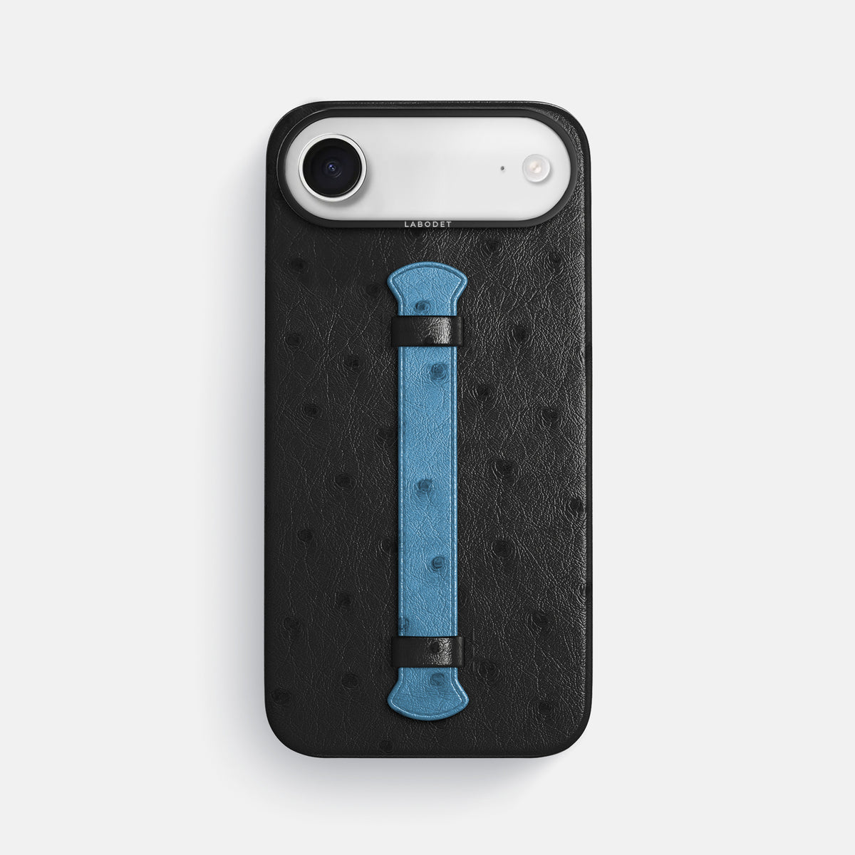 Center Handle Coloré For iPhone 17 Air In Ostrich -1 | Black-Black