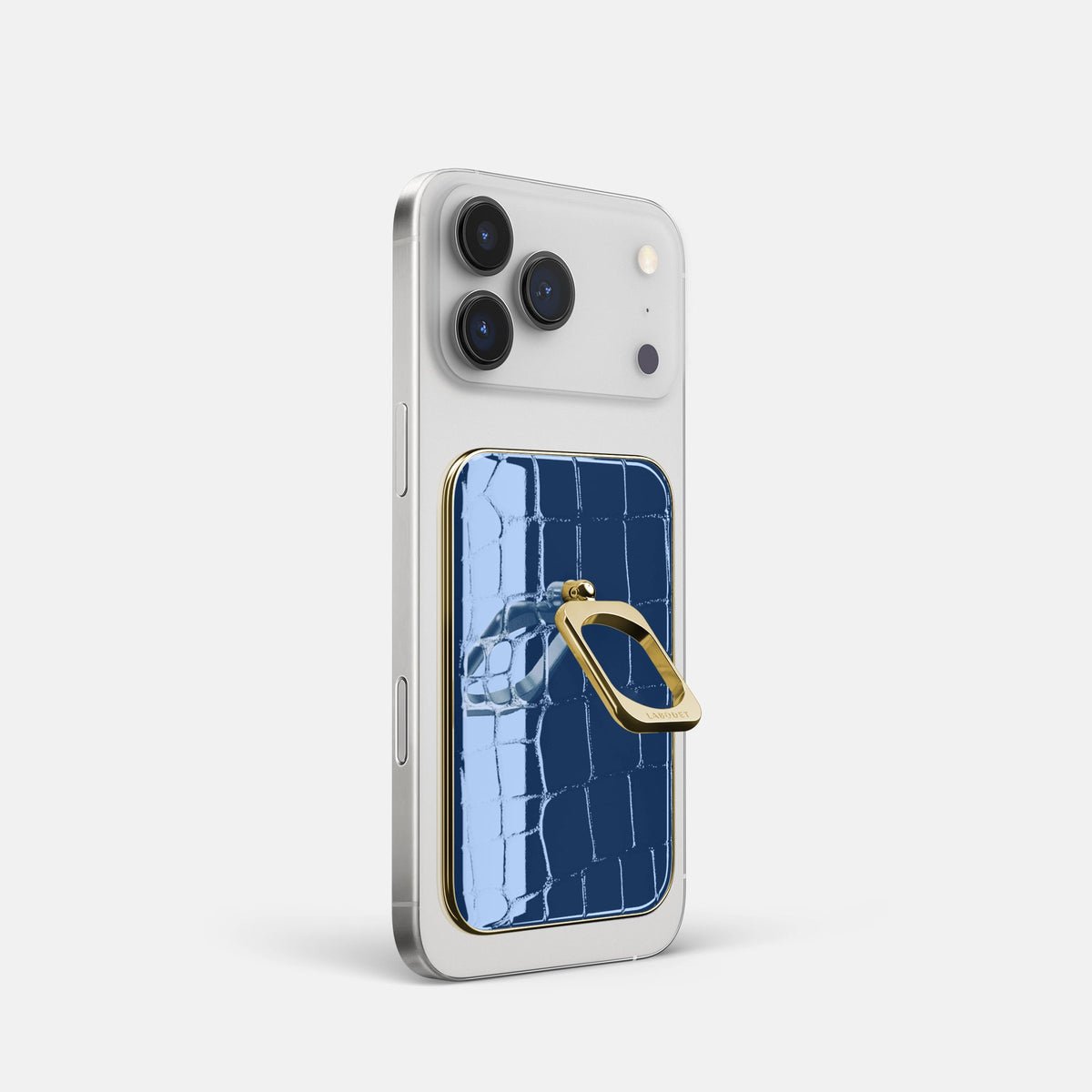 MagSafe Ring For iPhone 18 Pro In Shiny Alligator -1 | Mediterranean-Gold