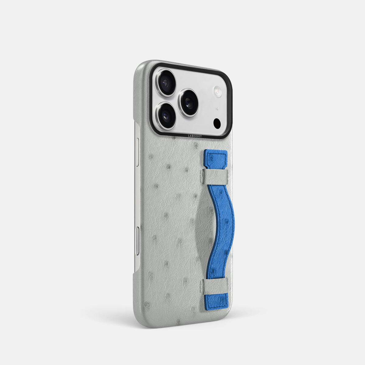 Handle Case Coloré For iPhone 18 Pro In Ostrich -2 | White-Black