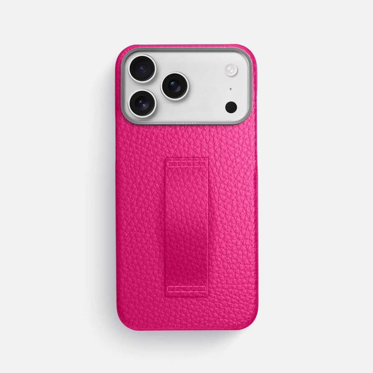 Finger Case For iPhone 18 Pro Max In Calf -1 | Magenta-Steel